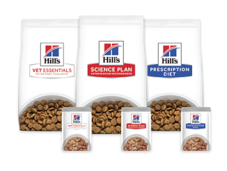 Hills evcil hayvan maması ve geri dönüşüm tabelası